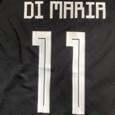 大人用 A041 アルゼンチン Di Maria 11 ディマリア 黒 18 ゲームシャツ パンツ付 ユニフォーム モンコショップ 通販 Yahoo ショッピング