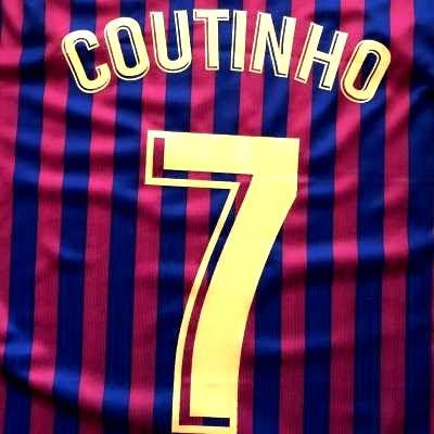 子供用 K003 バルセロナ Coutinho 7 コウチーニョ 青 19 ゲームシャツ パンツ付 ジュニア ユニフォーム モンコショップ 通販 Yahoo ショッピング