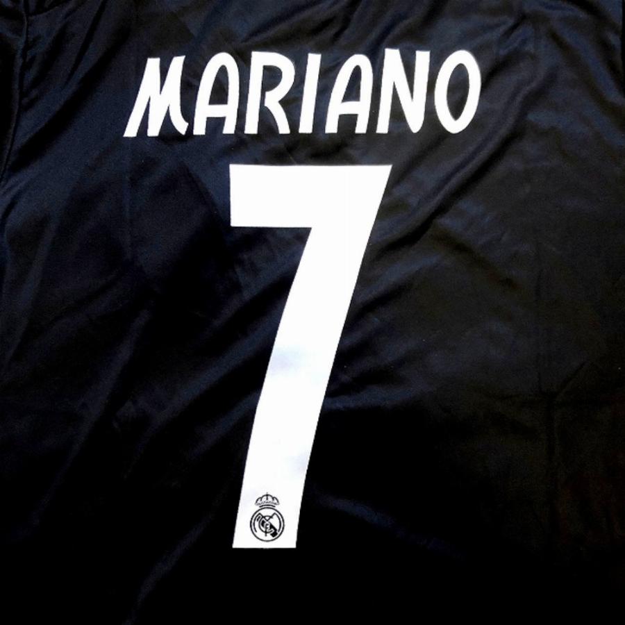 贈与 子供用 K027 レアルマドリード Mariano 7 マリアーノ 黒グレー 19 ゲームシャツ パンツ付 キッズ ジュニア サッカー ユニフォーム