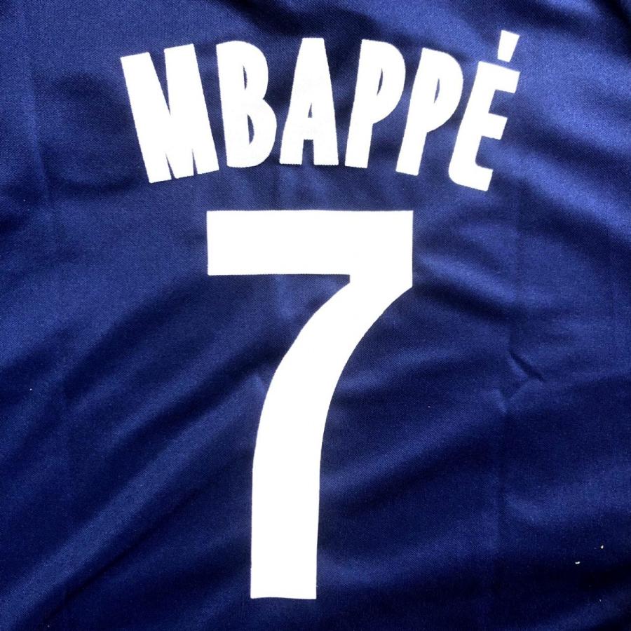 子供用 K072 パリサンジェルマン Mbappe 7 ムバッペ エムべぺ 紺白 ゲームシャツ パンツ付 モンコショップ 通販 Yahoo ショッピング