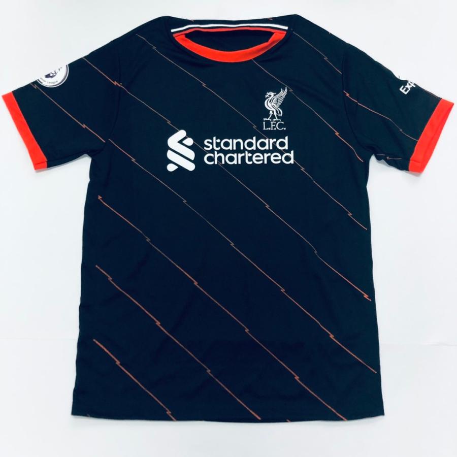 大人用 A048 21 リバプール 黒オレンジ ゲームシャツ パンツ付 サッカー チームオーダー ユニフォーム 上下セット モンコショップ 通販 Yahoo ショッピング