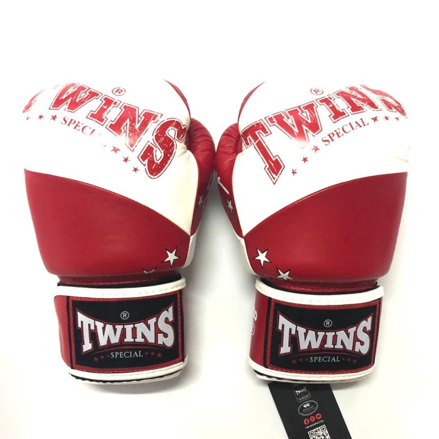 新品 正規 TWINS 本格ボクシンググローブ 赤白スター 新品 正規 TWINS 本格ボクシンググローブ 赤白スター