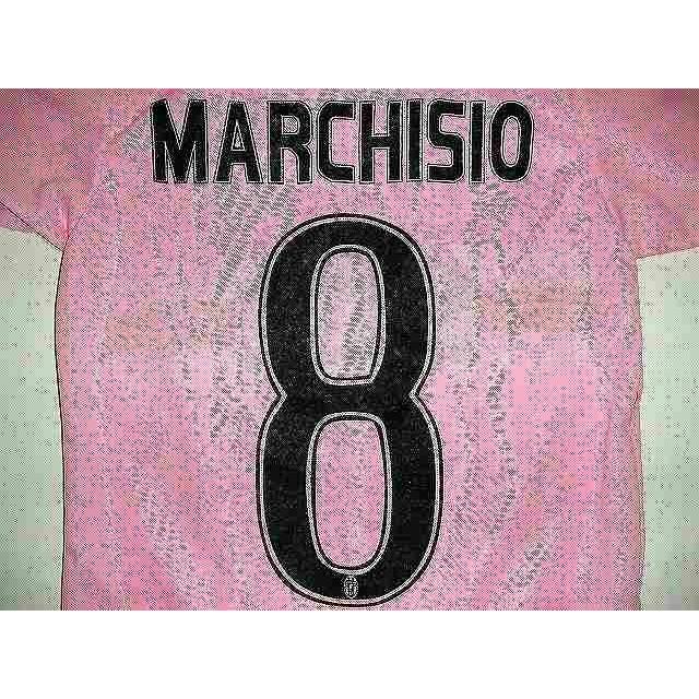 T ポイント5倍 サポーターグッズ 子供用 K116 ユベントスaway Marchisio 8 マルキジオ ピンク 16 ゲームシャツ パンツ付 ジュニア ユニフォーム Www Threeriversofs Com