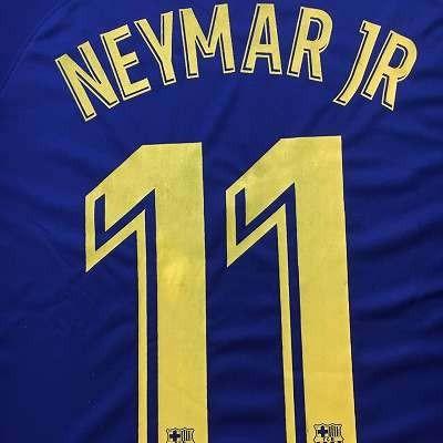 大人用 A003 バルセロナ Neymar Jr 11 ネイマール 青 19 ゲームシャツ パンツ付 ユニフォーム 5347 モンコショップ 通販 Yahoo ショッピング
