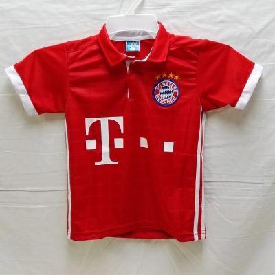 子供用 K022 バイエルン LEWANDOWSKI*9 レヴァンドフスキ 赤 17 ゲームシャツ パンツ付 キッズ ジュニア サッカー ユニフォーム|monko-shop|02