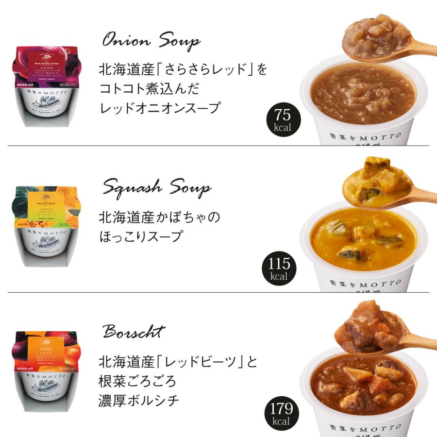 スープ 選べる 6個 セット レトルト ミネストローネ コーン クラムチャウダー  和風ごぼう かぼちゃ ボルシチ 鶏白湯 ポトフ | 野菜をMotto!! | 03