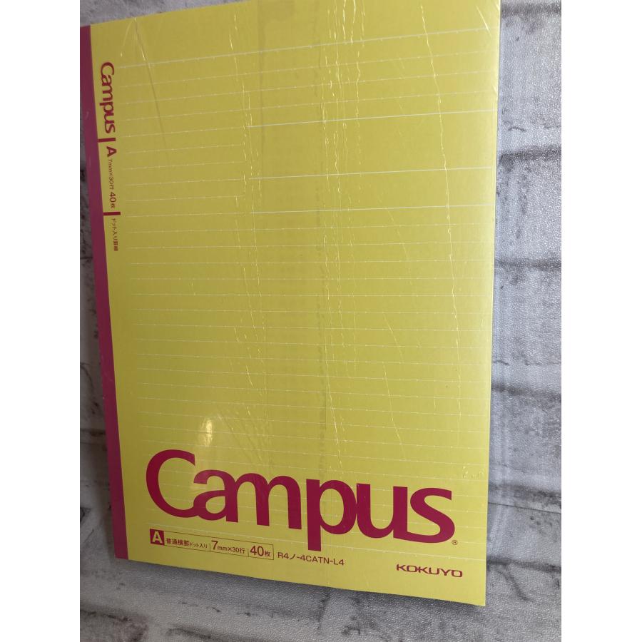 コクヨ Campus キャンパスノート 【40枚】B5 A罫ドット入り 5色 5冊