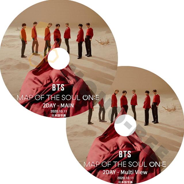 K-POP DVD BTS- MAP OF THE SOUL ON:E バンタン 2DAY-MAIN 海外輸入 25％OFF Multi View 防弾少年団 日本語字幕有 2枚SET-2020.10.11- BTS