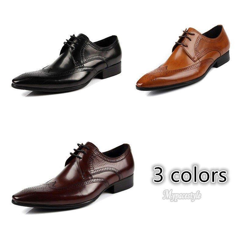 売り出し純正品 ビジネスシューズ メンズシューズ 本革ウイングチップ ブローグ 透かし彫り ロングノーズ ローカット 紳士靴 通勤 結婚式 高品質 お兄系 イギリス風 入荷状況 Www Shirleyryan Ca