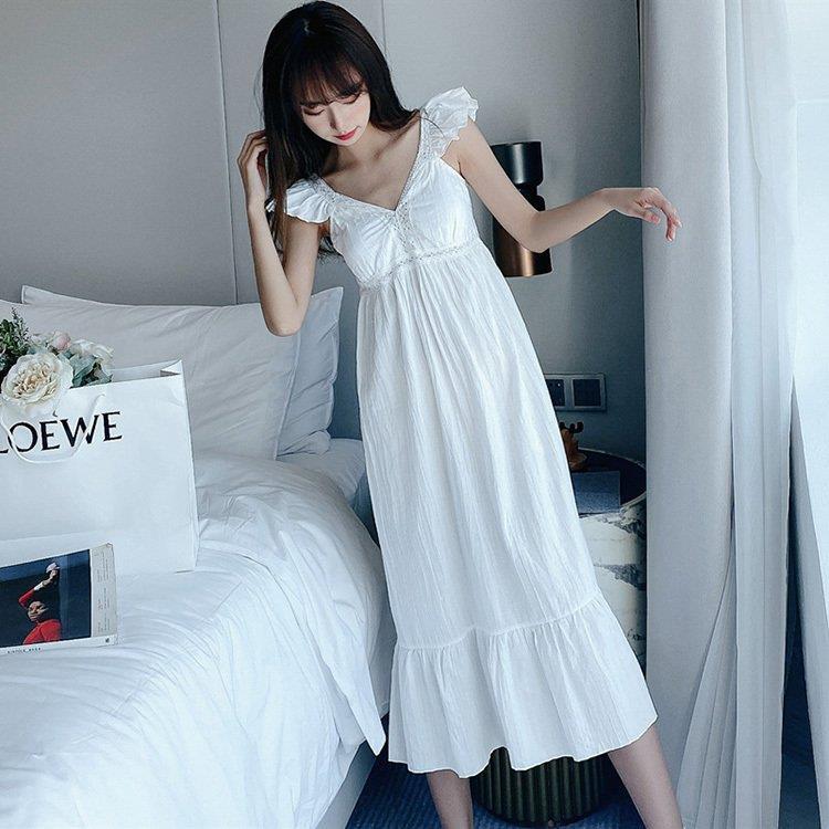 国産 ネグリジェ パジャマ レディース 春夏 半袖ワンピース Vネックルームウェア レースネグリジェ ゆったりナイトロープ 部屋着 大人可愛い オシャレお姫様風 交換無料 Turningheadskennel Com