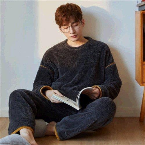 憧れの パジャマ もこもこ メンズ モコモコ セットアップ 部屋着 ブランド おしゃれ メンズパジャマ 上下 メンズ ルームウェア 長袖 用 冬 メンズ パジャマ もこもこ 上下 メンズ ルームウェア 長袖 用 冬 下着 靴下 部屋着