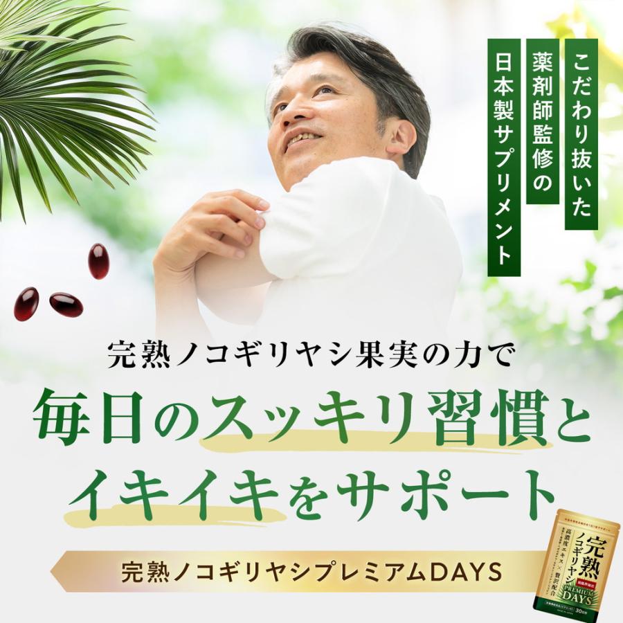ノコギリヤシ サプリ 1日1粒 30日分 高濃度エキス 完熟