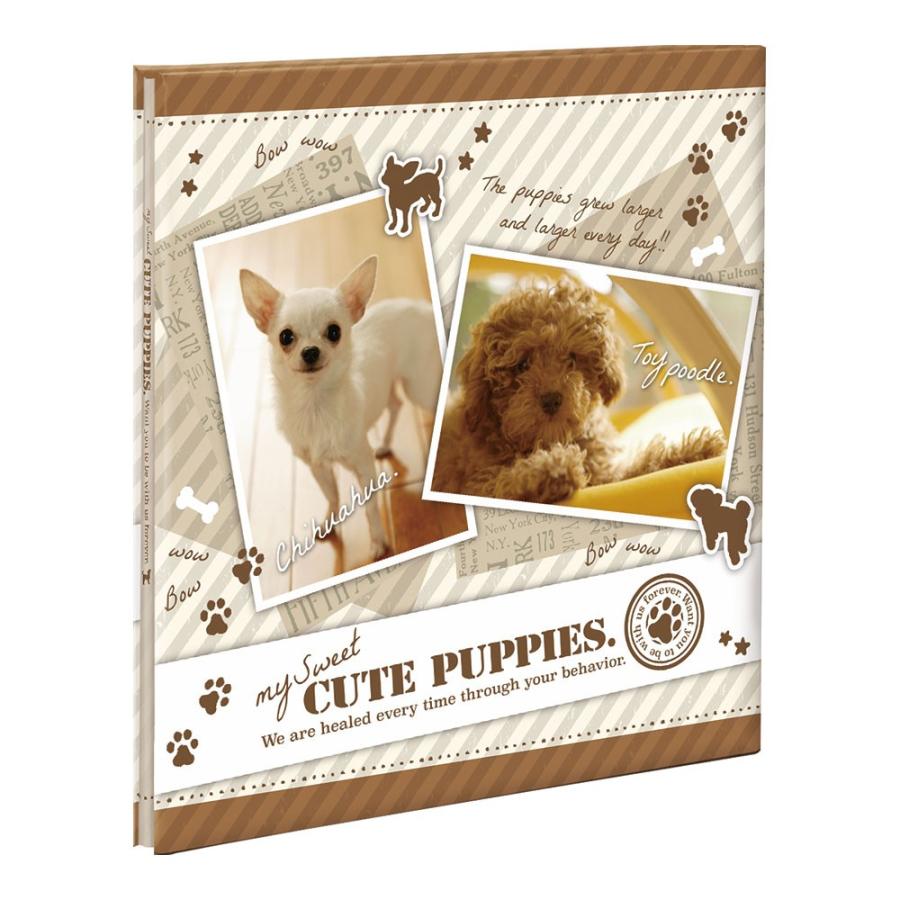 フリーアルバム ビス綴タイプ 白台紙 かわいい おしゃれnakabayashi おすすめ ナカバヤシ 10枚白台紙 フヤスアルバム 10l 13b スイートパピーズ モノポケット Yahoo 店 通販 Yahoo ショッピング