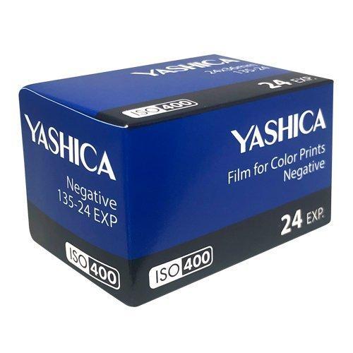 フィルムカメラ 安い コンパクト 初心者  Yashica ヤシカ 35mm フィルムカメラ MF-1 ターコイズ フィルム400-24 １本付属