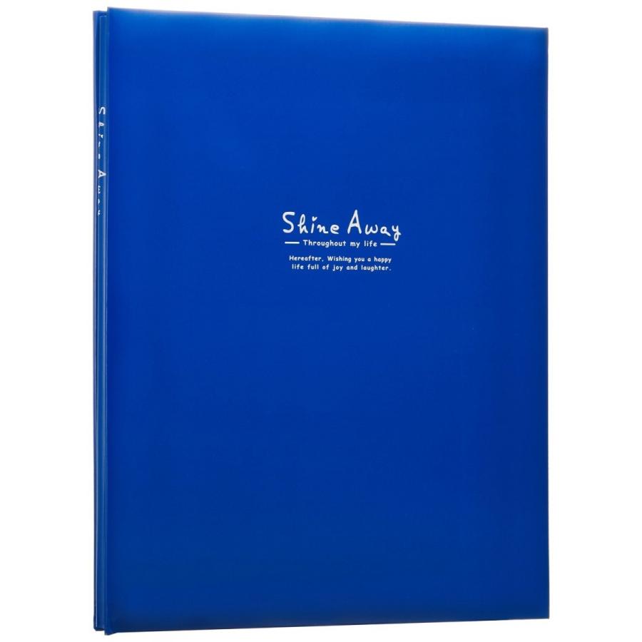 フリーアルバム かわいい おしゃれ 浅沼商会 おすすめ キング フリーアルバム ブルー ブラック台紙 モノポケット Yahoo 店 通販 Yahoo ショッピング