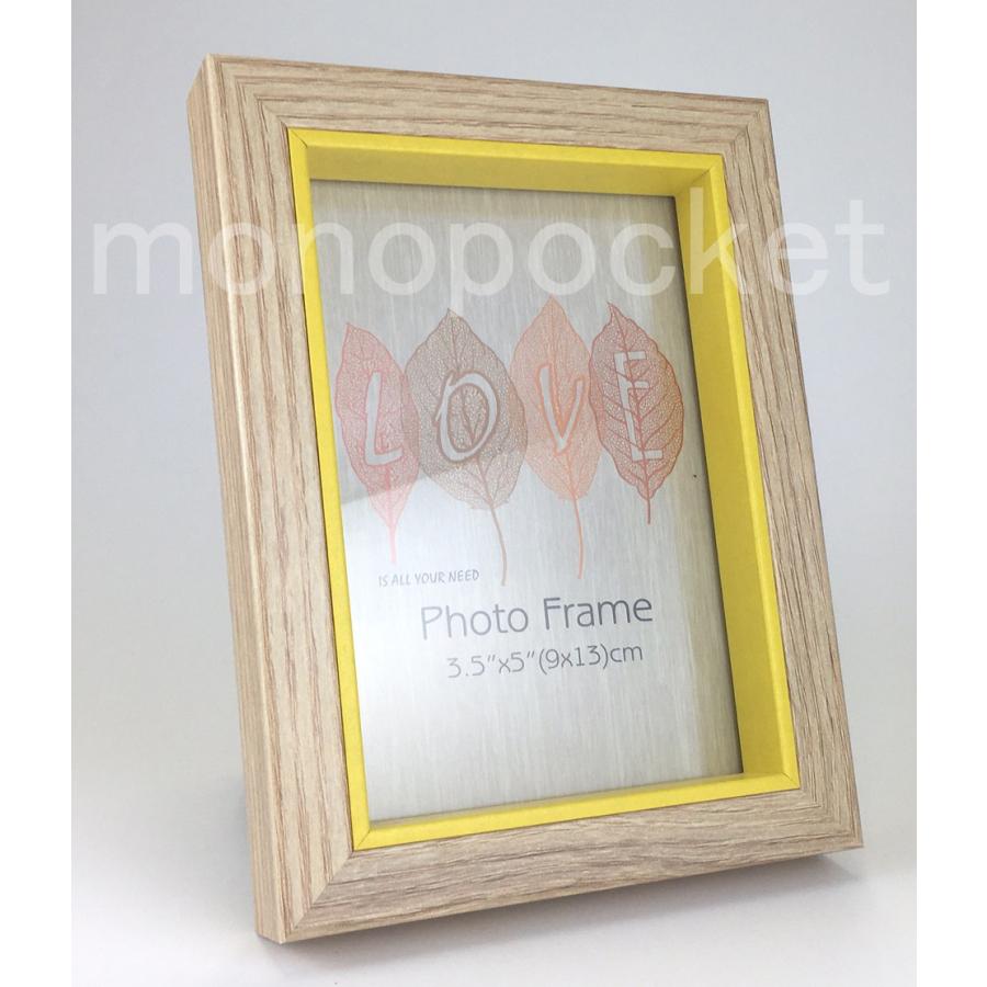 スタンド 写真立て パステルカラー かわいい ステキな キング フォトフレーム クレヨン L イエロー モノポケット Yahoo 店 通販 Yahoo ショッピング