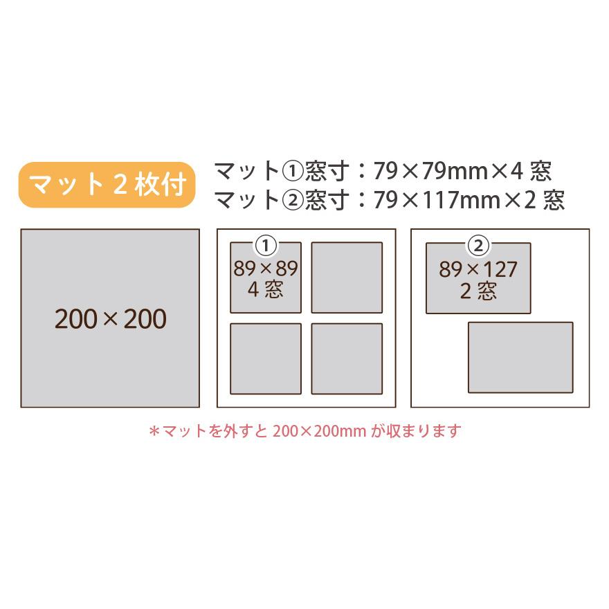 ベビー ファミリー ステキな 万丈 Vanjoh 3WAY ましかくフレーム 20角 ブラウン｜mono-pocket｜03