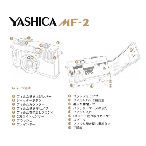 フィルムカメラ 安い コンパクト 初心者 Yashica ヤシカ 35mm フィルムカメラ Mf 2 Super モノポケット Yahoo 店 通販 Yahoo ショッピング