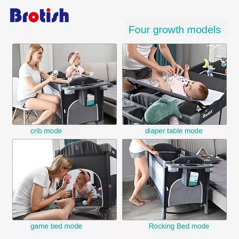 ベビー ベッド 多機能 ポータブル 折りたたみ 新生児 Brotish