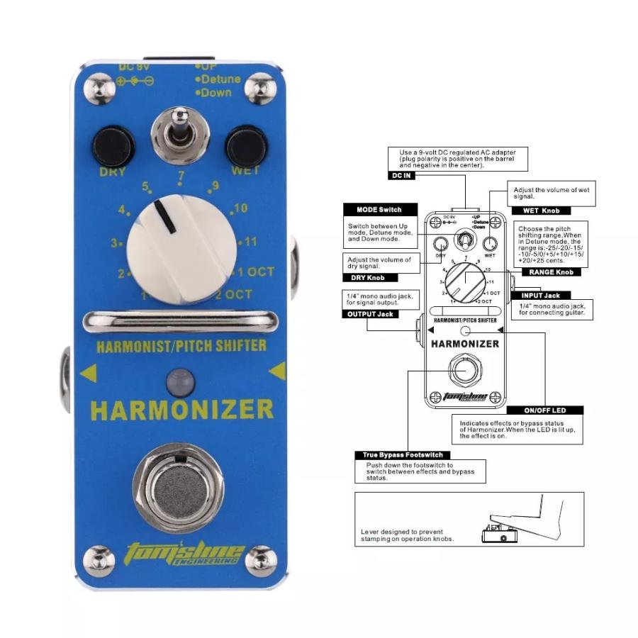 Mooer Pitchbox ピッチシフター ハーモナイザー Mooer Pitch Box