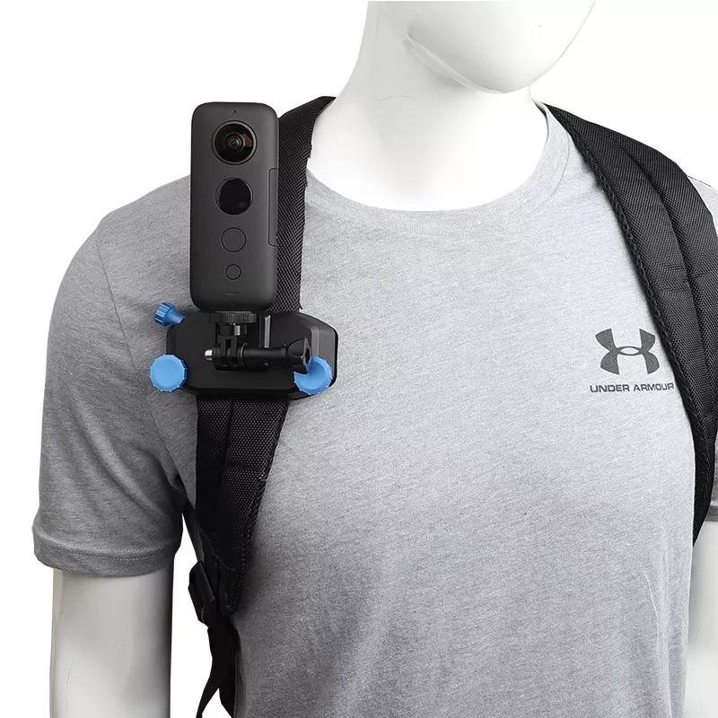 insta360 One X インスタ360 パノラマカメラ ストラップ クランプベルトホルダー アクションカメラ バックパッククリップ