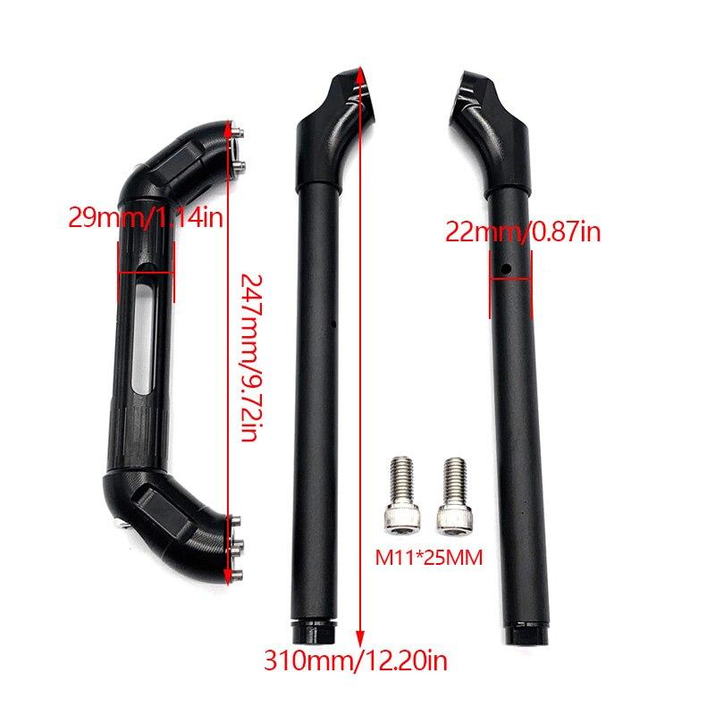 バイク ハンドル カワサキ Z900RS 2018?2021 調整可能 CNCアルミ