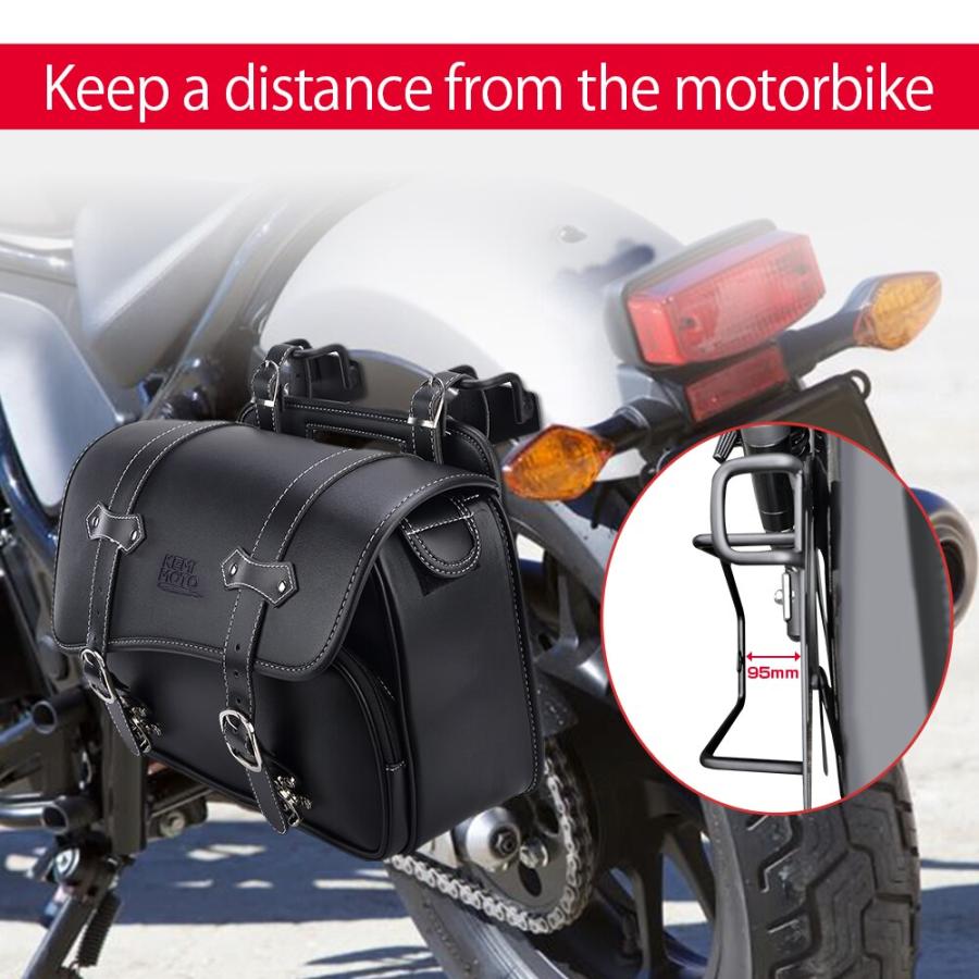 レブル　サイドバッグセット　純正
リア　バー　ホンダ レブル250 純正サイドバッグ•ステー(左側)セットホンダ