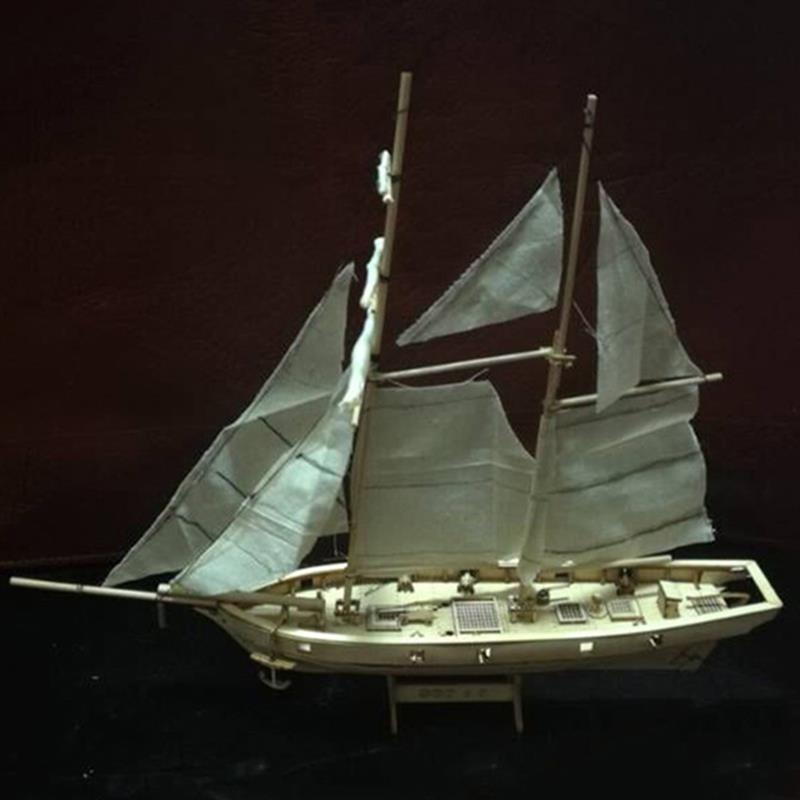 帆船模型キット 初心者 パーツ 手作り木製模型船キット1:100