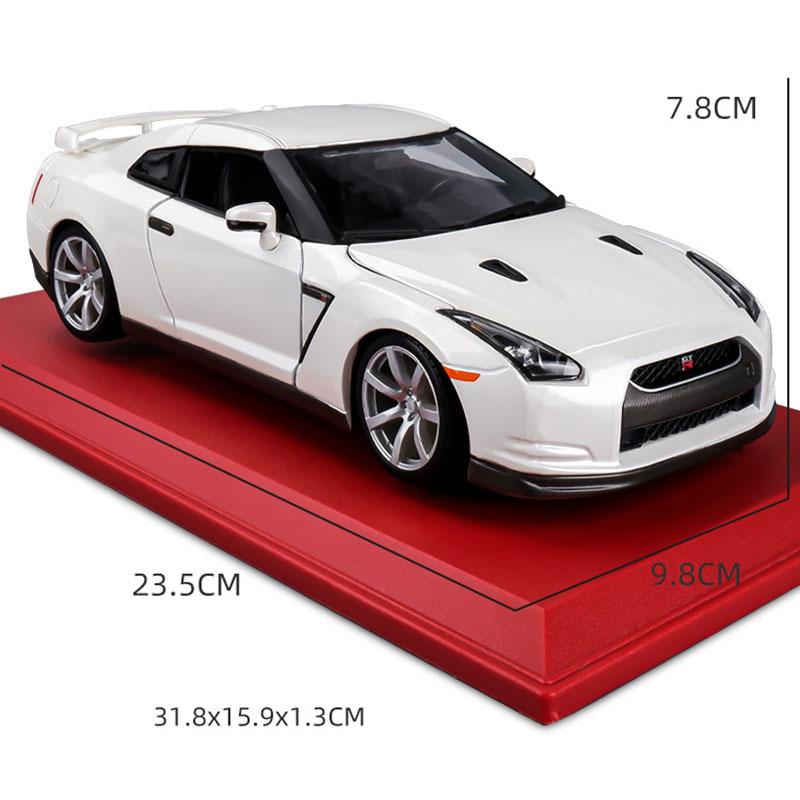 09スタイルオリジナル1:18金属シミュレーション日産gtr R35合金の車のおもちゃコレクション自動車の装飾品折りたたみサイドミラー