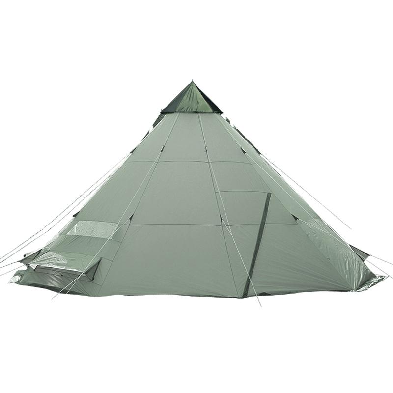 テント 2ルーム ４人 ５人 ６人 家族 広い 屋外キャンプ防水と抗風旅行公園
