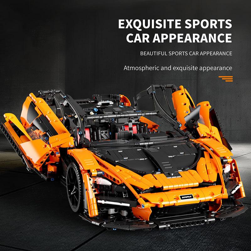 USED レゴ 互換 ブロック 互換品 レーシングカーのおもちゃ、シミュレーションモデル、レンガ、男の子のためのクリスマスプレゼント 【2541186500】(14120円)