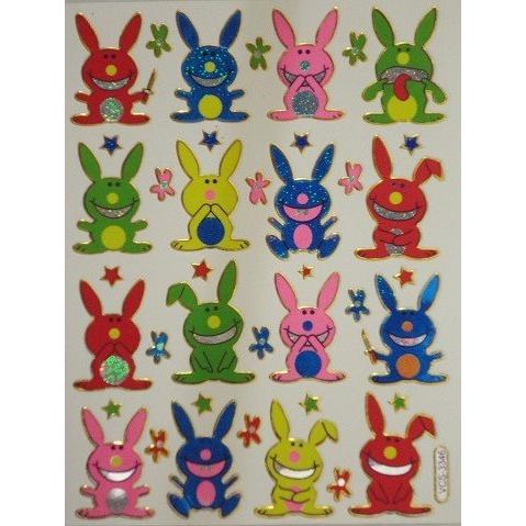 きらきらシール 兎 うさぎ ウサギ 145 : mono-sta - 通販 - Yahoo