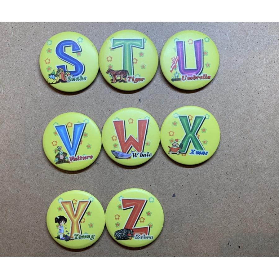 缶バッジ アルファベット 44ミリ : mono-sta - 通販 - Yahoo!ショッピング
