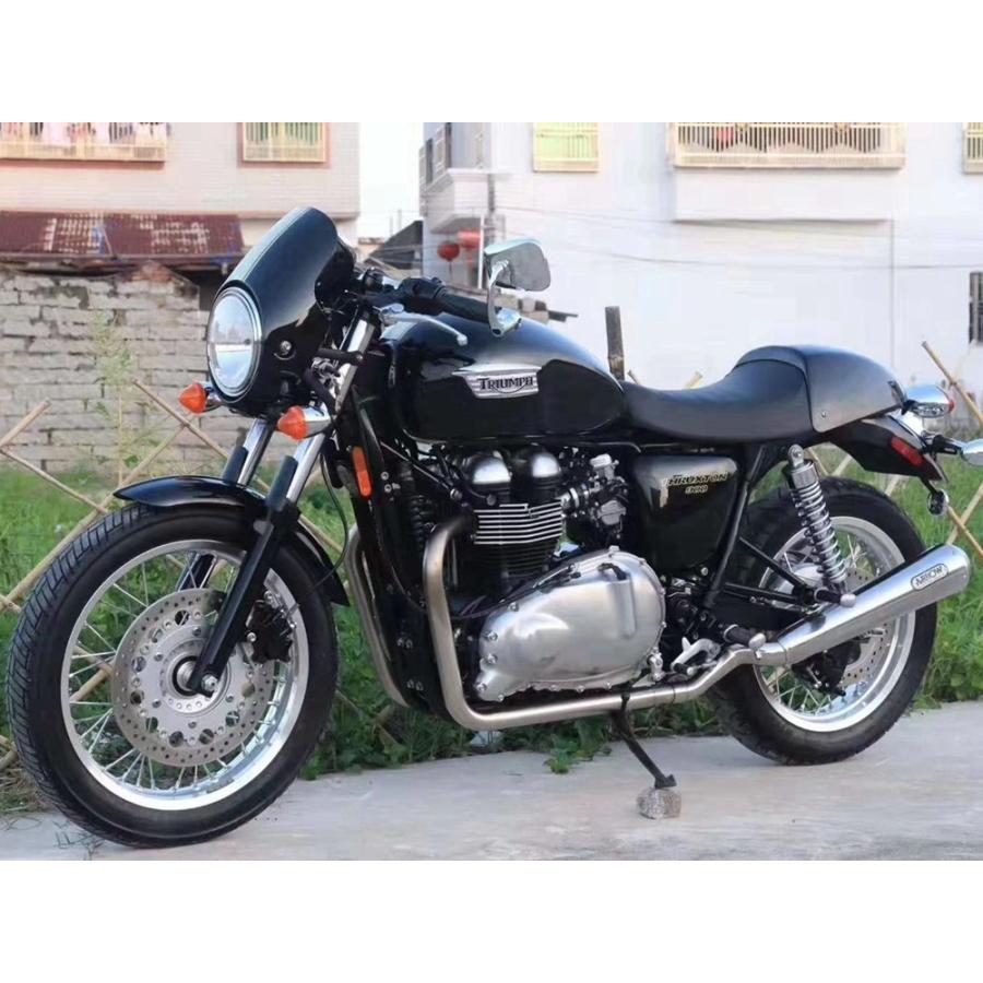 フライスクリーン カフェスタイル トライアンフ ボンネビル T100T2用