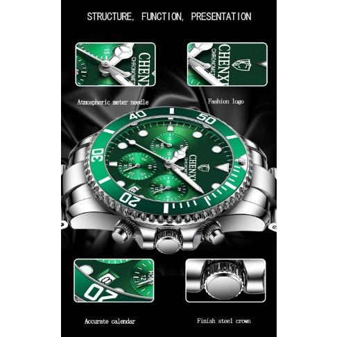 CHENXI 腕時計 メンズ クロノグラフ クォーツ 最も安い ステンレス