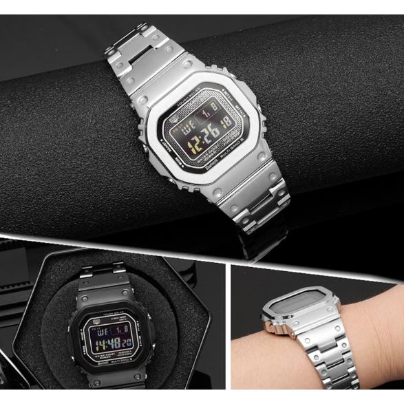 G-SHOCK メタルバンド メタルカスタム カスタムパーツ スチールベルト STEELベルト スペア アクセサリー GMW-B5000 シルバー ブラック ゴールド｜mono-topia｜11