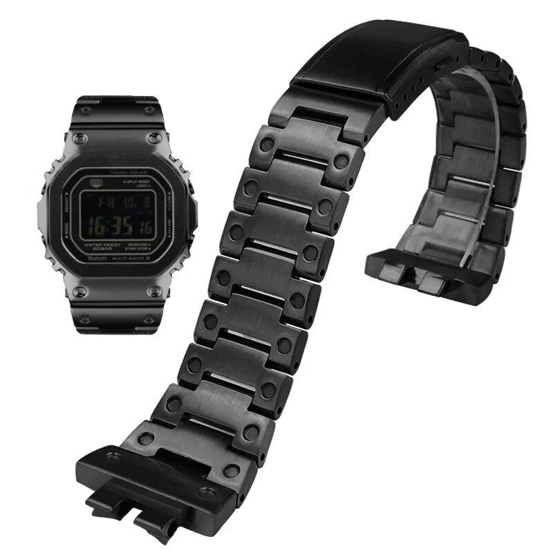 G-SHOCK メタルバンド メタルカスタム カスタムパーツ スチールベルト STEELベルト スペア アクセサリー GMW-B5000 シルバー  ブラック ゴールド