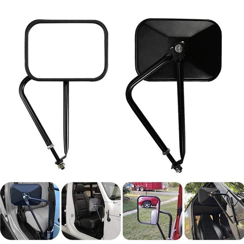 Jeep ジープ wrangler ドアヒンジミラー jk jku jl jlu lj tj CJ-5 CJ-7 CJ-8 ラングラー