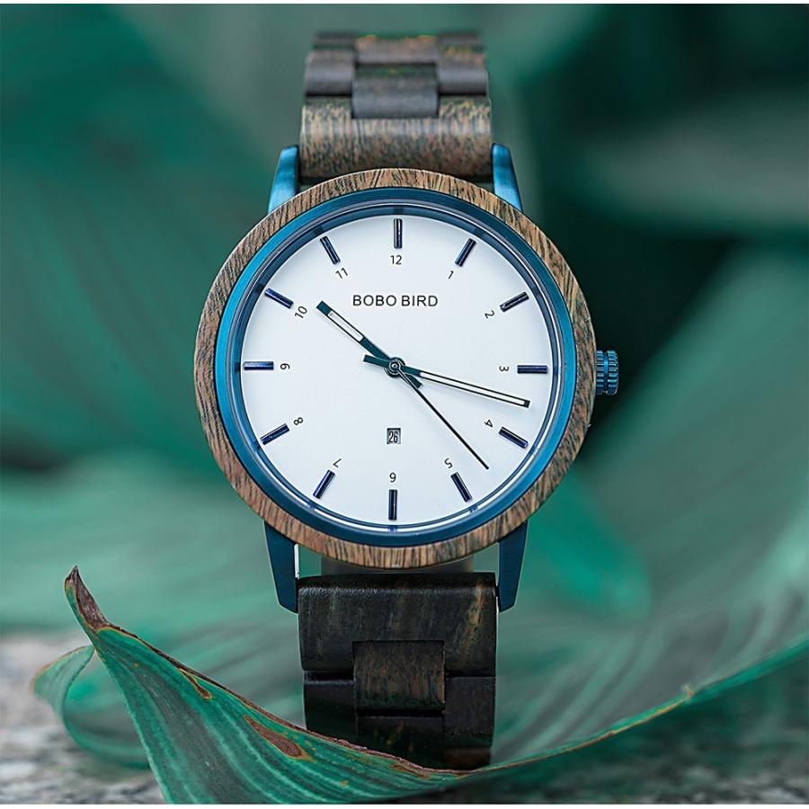 BOBOBIRD レディースウォッチ 木製腕時計 ウッドウォッチ クオーツ 金属アレルギー ギフト プレゼント 贈り物 メッセージ刻印可能