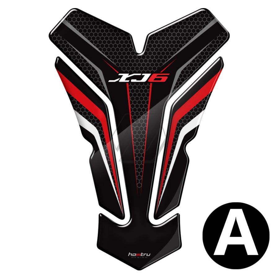 オートバイ タンクパッド ガソリンタンク バイク スカルタンク ソリッドステッカー プロテクター パッド Xj6 ステッカー ガス ヤマハ