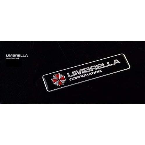 Biohazard バイオハザード アンブレラ社 金属ステッカー エンブレム