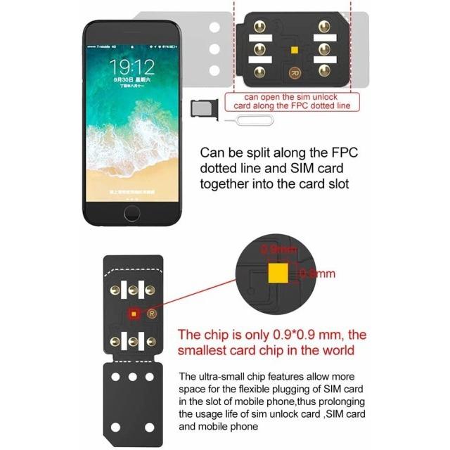 Rgknse R Sim15 Iphone用 Ios12 13 Iccid Unlock アンロック Simロック 解除アダプター カード 下駄 E157 R Sim15 Mono Base ヤフー店 通販 Yahoo ショッピング