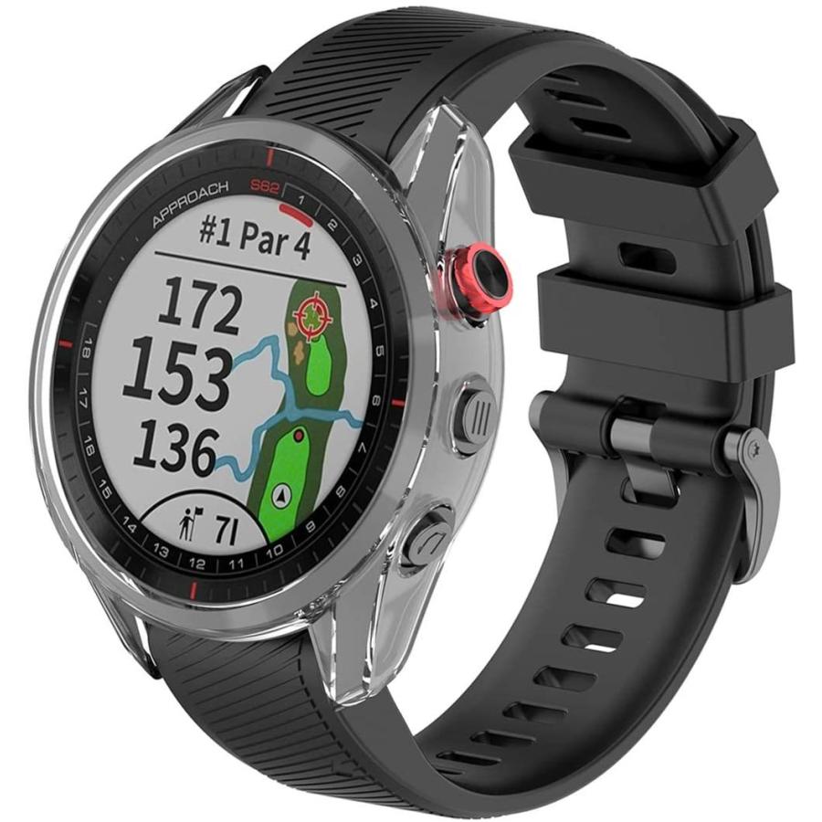 宅配便送料無料 GARMIN Approach S62保護ケース+液晶ガラスフィルム2枚