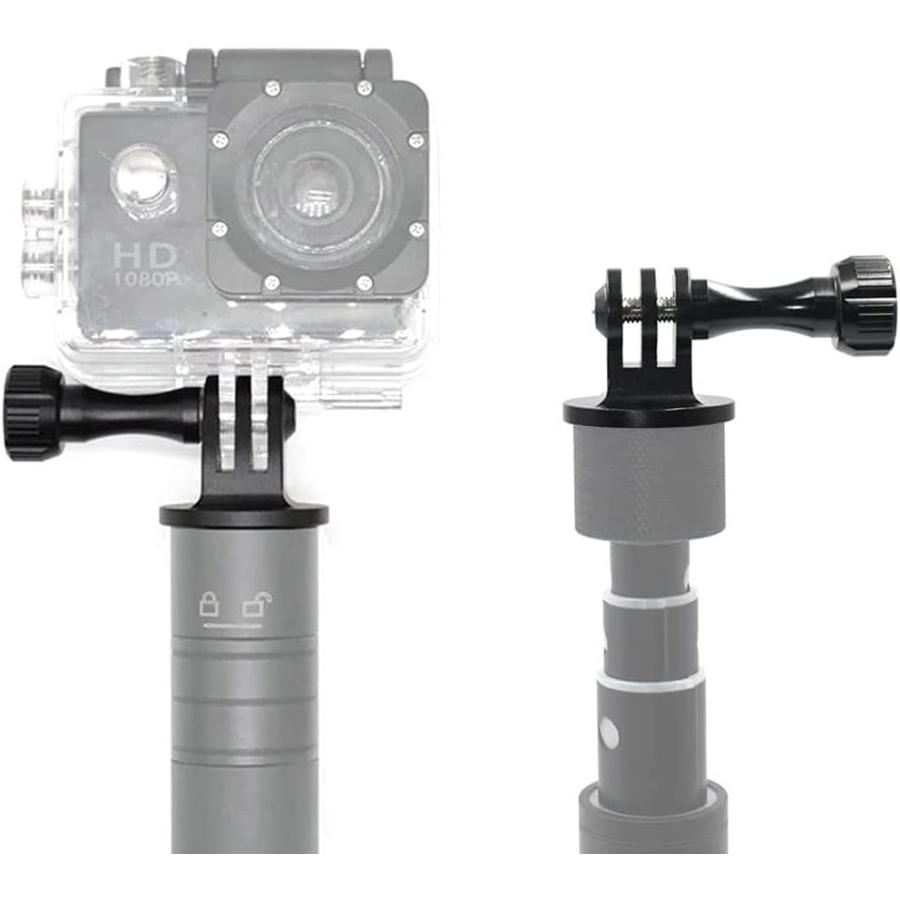 GoPro 1/4ネジ規格からGoPro規格に変換 アルミ製 固定 三脚 GoPro 1/4ネジ規格からGoPro規格に変換 アルミ製 固定 三脚