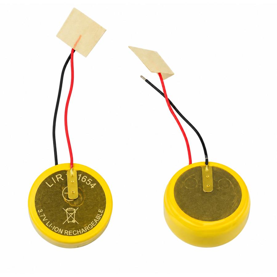 無線イヤホン 2個セット LIR1654 ICR1654 CP1654 耳用 電池 バッテリー 3.7V 120mAh