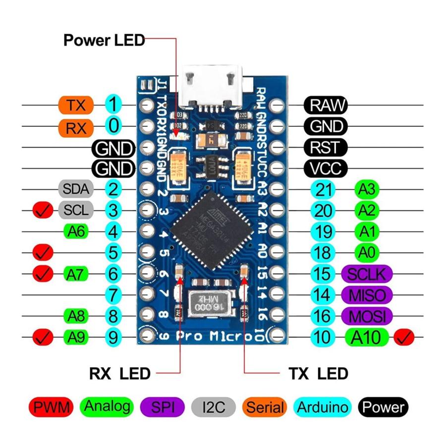 Micro USB Arduino Nano V3.0 CH340 ATmega 328P Atmel mega 328 Nano V3.0 互換 5V 16M マイクロコントローラーボード マイコン 開発ボード 基盤 1個 |  | 04