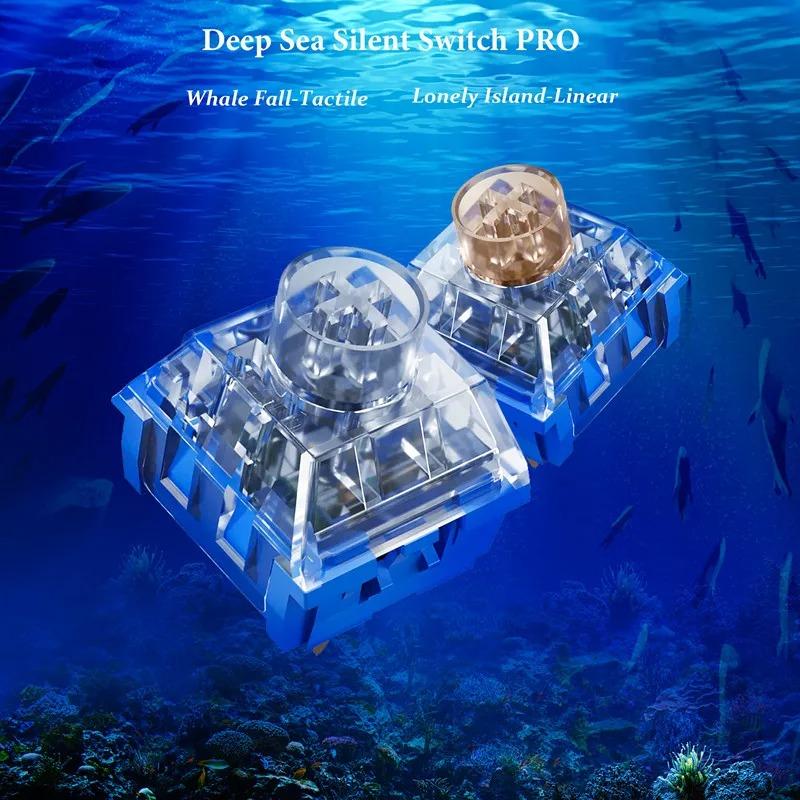【木と魚さま専用出品】静音リニア・キースイッチ・Deep Sea 100個 木と魚さま専用出品】静音リニア・キースイッチ・Deep Sea 100個