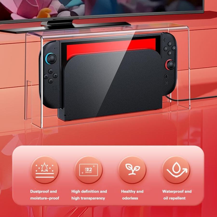 Nintendp Switch2 被せるだけ 透明 アクリル製 全面保護 本体