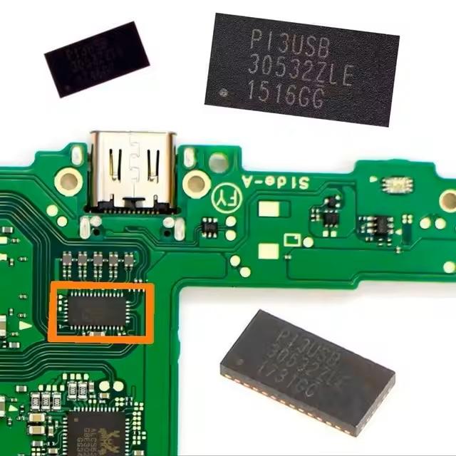 NINTENDO Switch / Lite OLED 互換 PI3USB PI3USB30532ZLE 本体