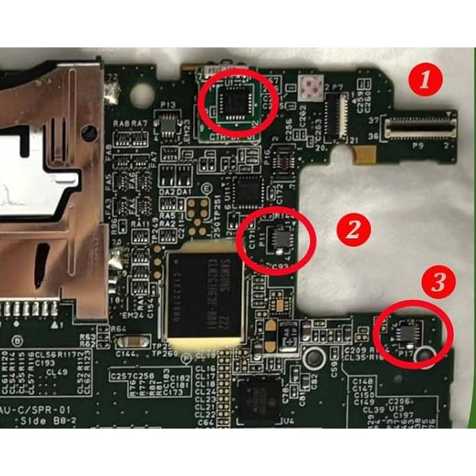 NEW 3DS / LL 2DS Wii U 4ピン タッチスクリーン コネクター ラッチ